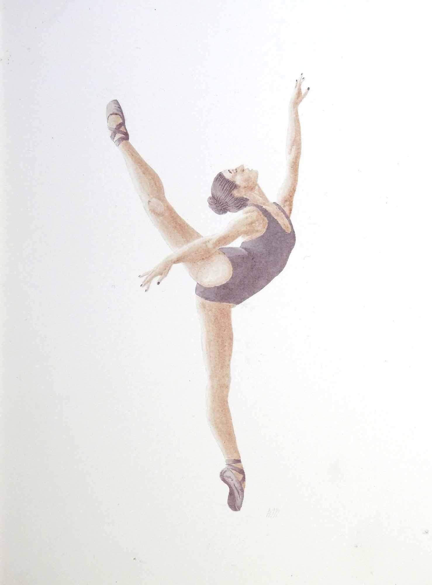 Artwork Amy Mills Prima Ballerina De Vin